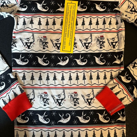 HANNA ANDERSON NIGHTMARE BEFORE XMAS JAMMIES SET!!! KIDS SIZE 12 - Picture 8 of 9